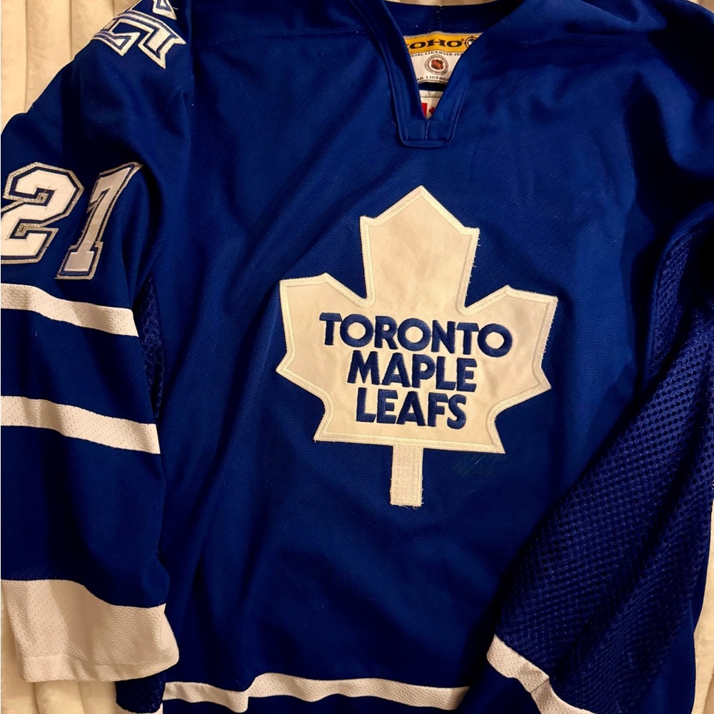 NHL Toronto Maple Leafs Licensed Jersey (Corson, unsigned)